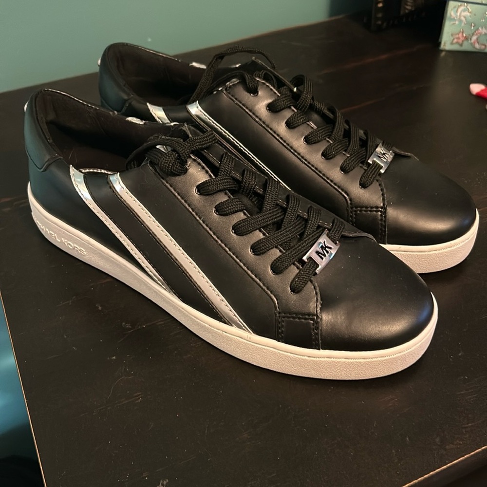 Michael Kors Brand New Black Tennis shoes 8.5
